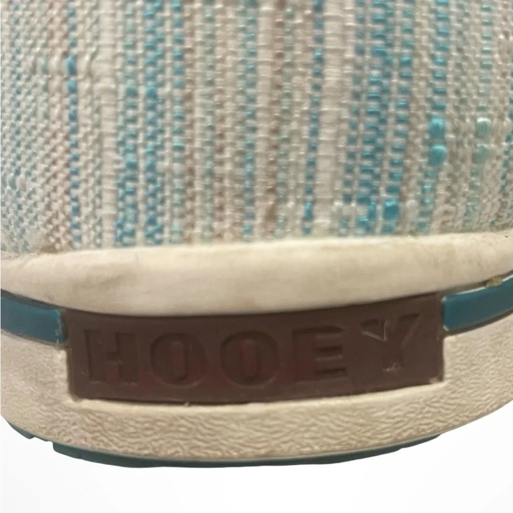Twisted X Hooey Loper‎ turquoise and tan women’s slip on loafers size 9